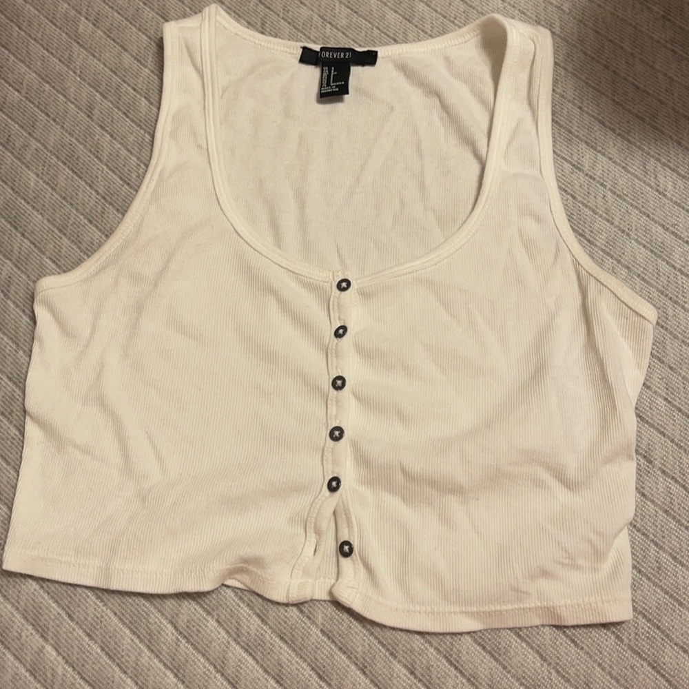 White tank top